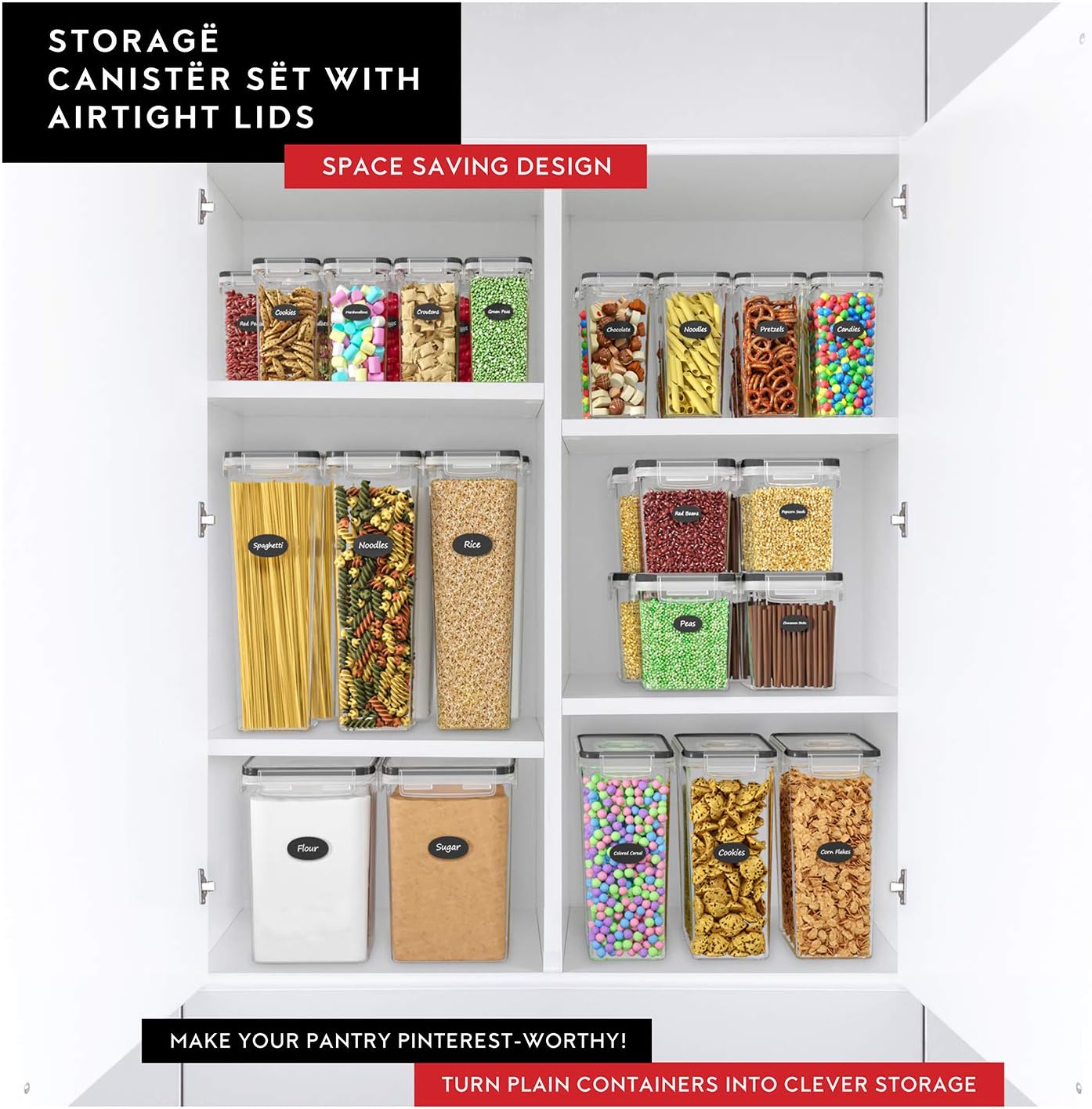 Flour Sugar Storage Containers - Food Storage Airtight avis et prix